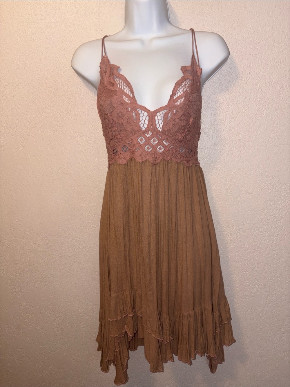 Free People One Adella Boho Slip Dress Small